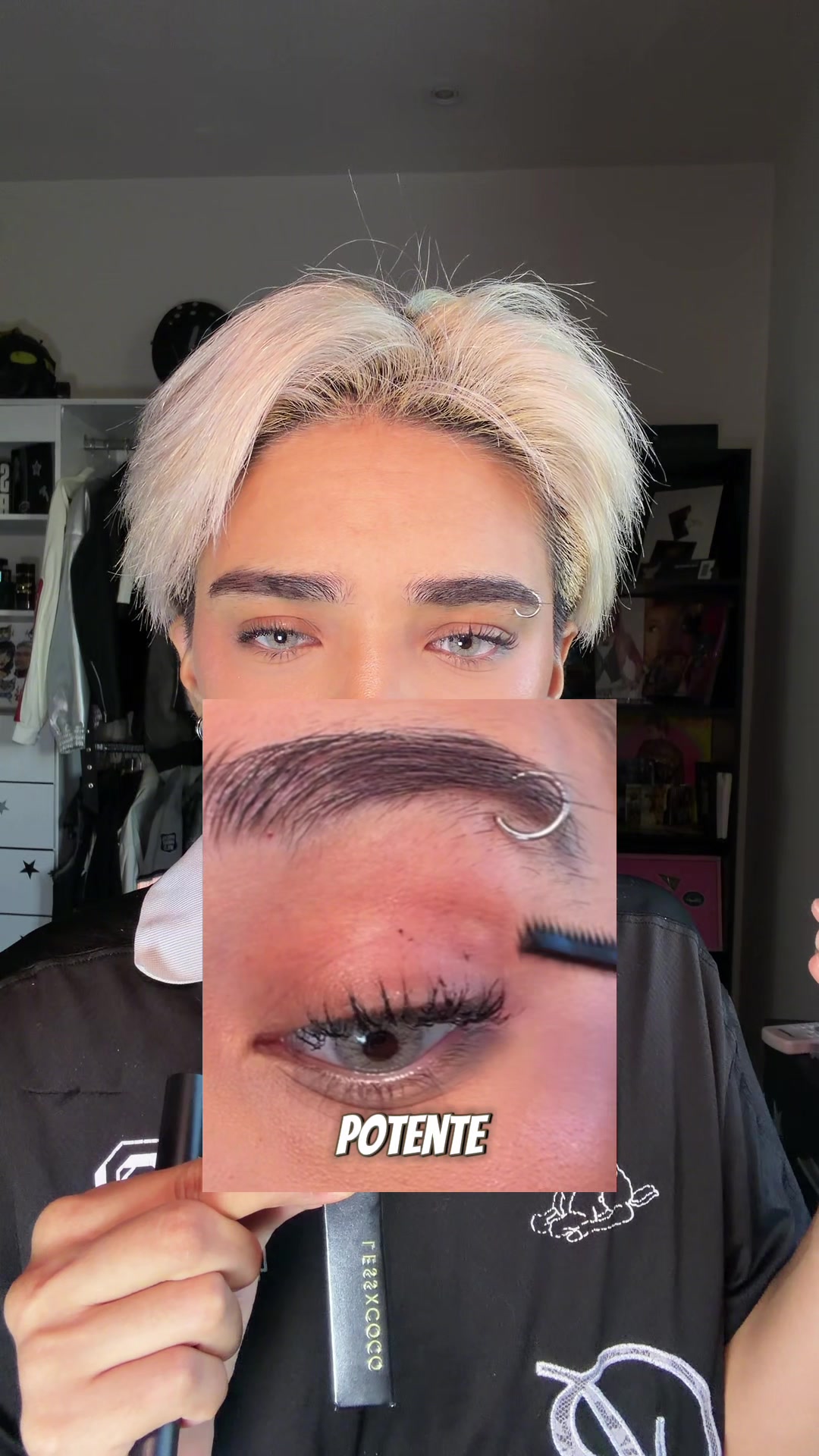 If you have short, droopy lashes, this video is for you. TikTok video