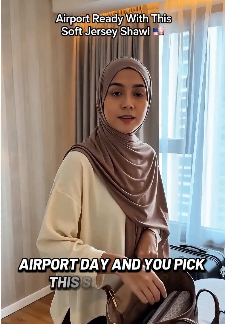 Airport day and you pick this shawl again. TikTok video