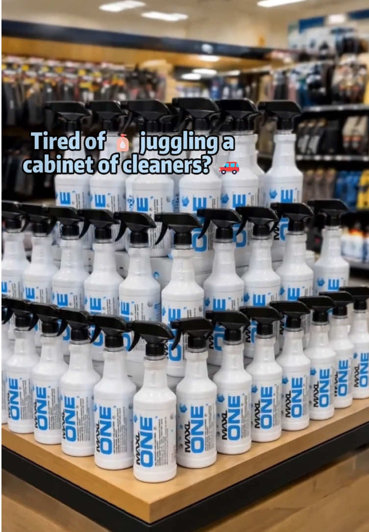 Tired of juggling a cabinet of cleaners? TikTok video