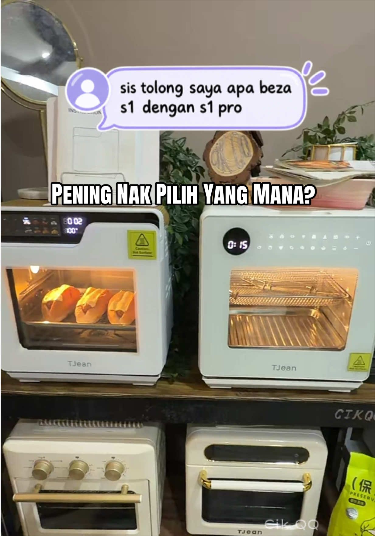 Sis help me what's the difference between s1 and s1 pro Smart Steam Oven TJean TikTok video