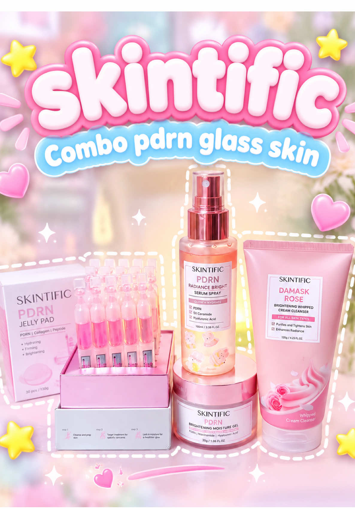 Best combo glowing + Glass skin combo ni mmg ngam 😍🫵🔥📈 Ampoule serum💗 pdrn… TikTok video