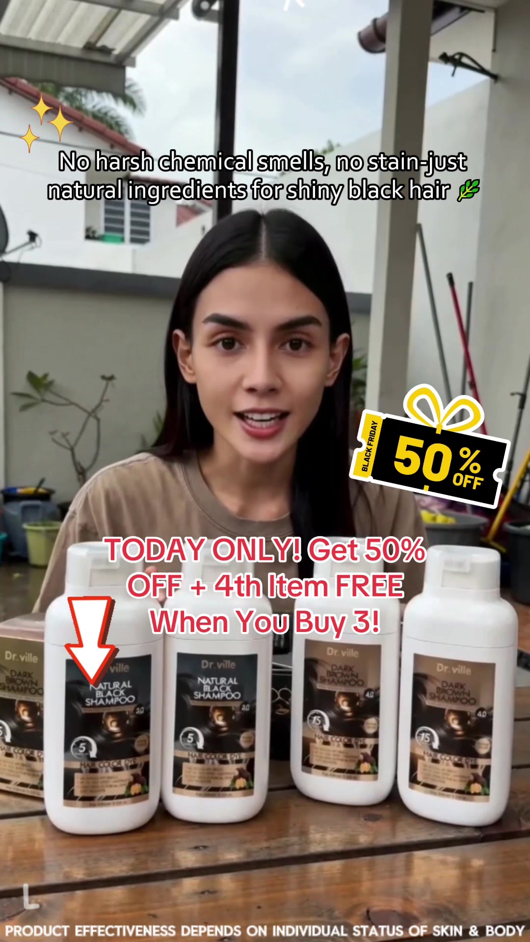 No harsh chemical smells, no stain-just natural ingredients for shiny black hair ✨… TikTok video