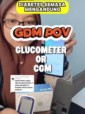 When you have GDM (Gestational Diabetes Mellitus), should you use a glucometer or… TikTok video