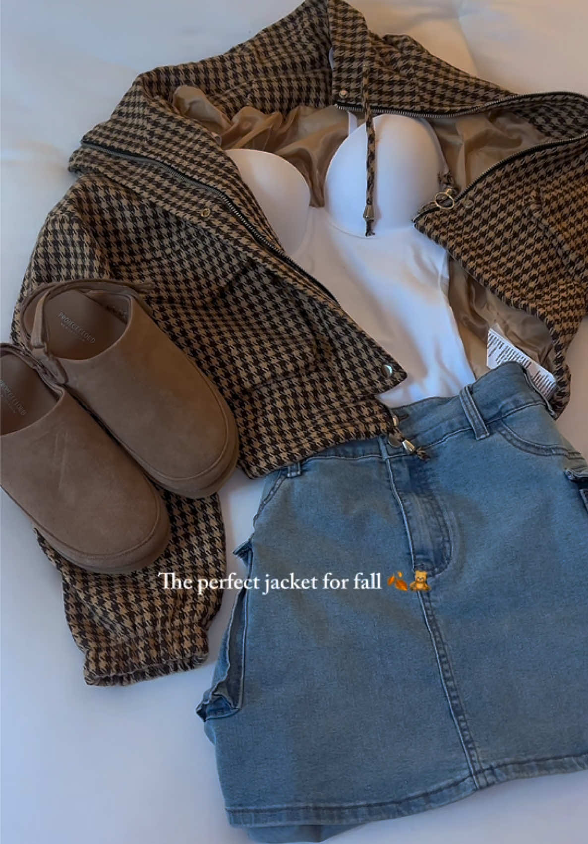 가을에 딱 맞는 재킷 🍂🐻 TikTok video