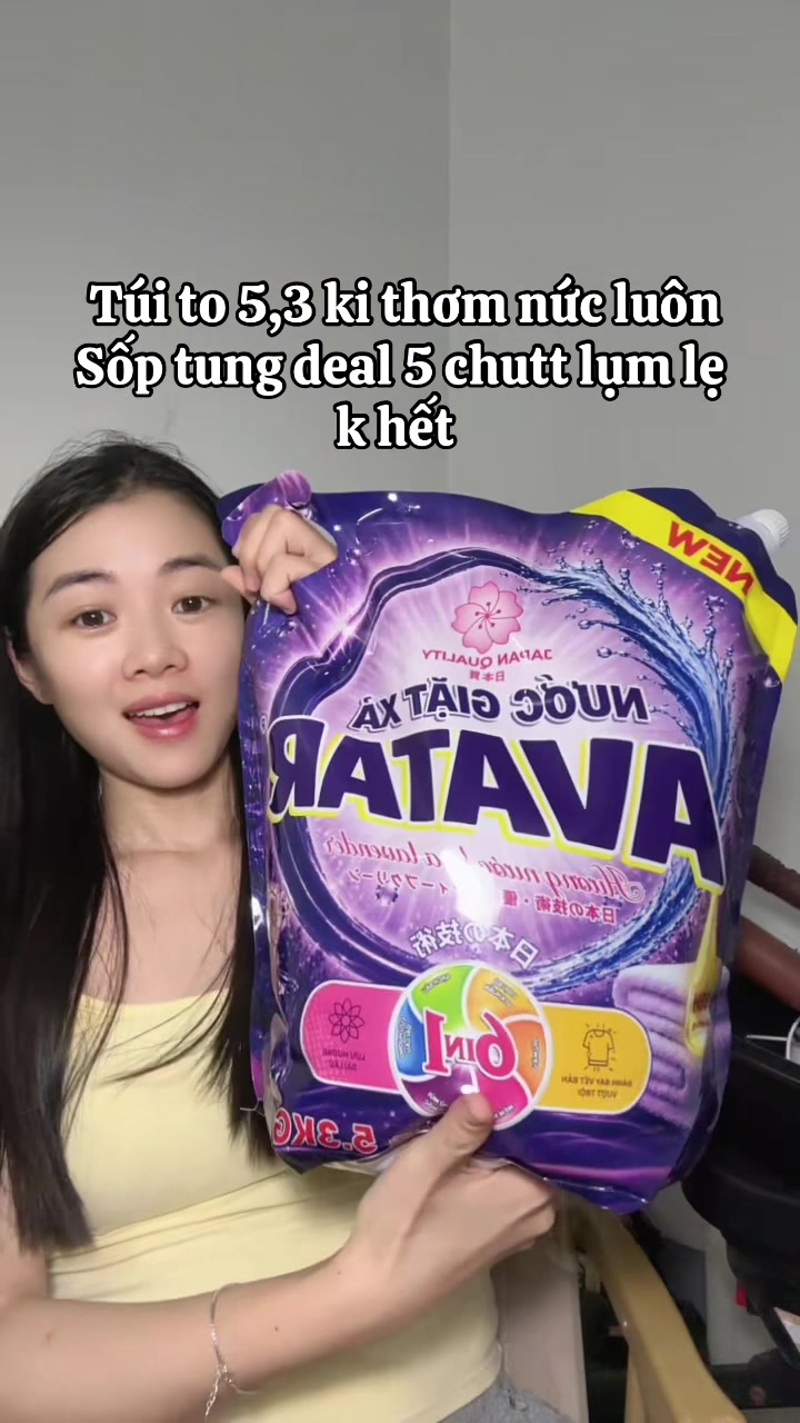 This 5.3kg large bag of laundry detergent is full of fragrance, the store has… TikTok video
