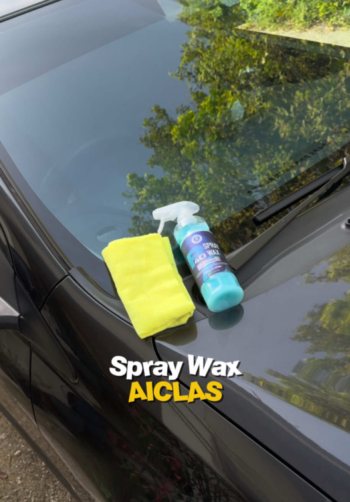 The secret to stop water sticking to car glass 🤲🤲 TikTok video