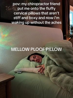 Pov: my chiropractor friend put me onto the fluffy cervical pillows that aren’t… TikTok video
