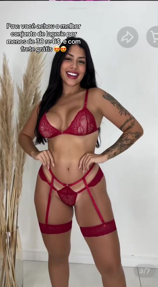 Pov: you found the best lingerie set for less than 30 reais and with free shipping… TikTok video