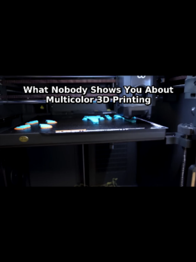 What Nobody Shows You About Multicolor 3D Printing TikTok video