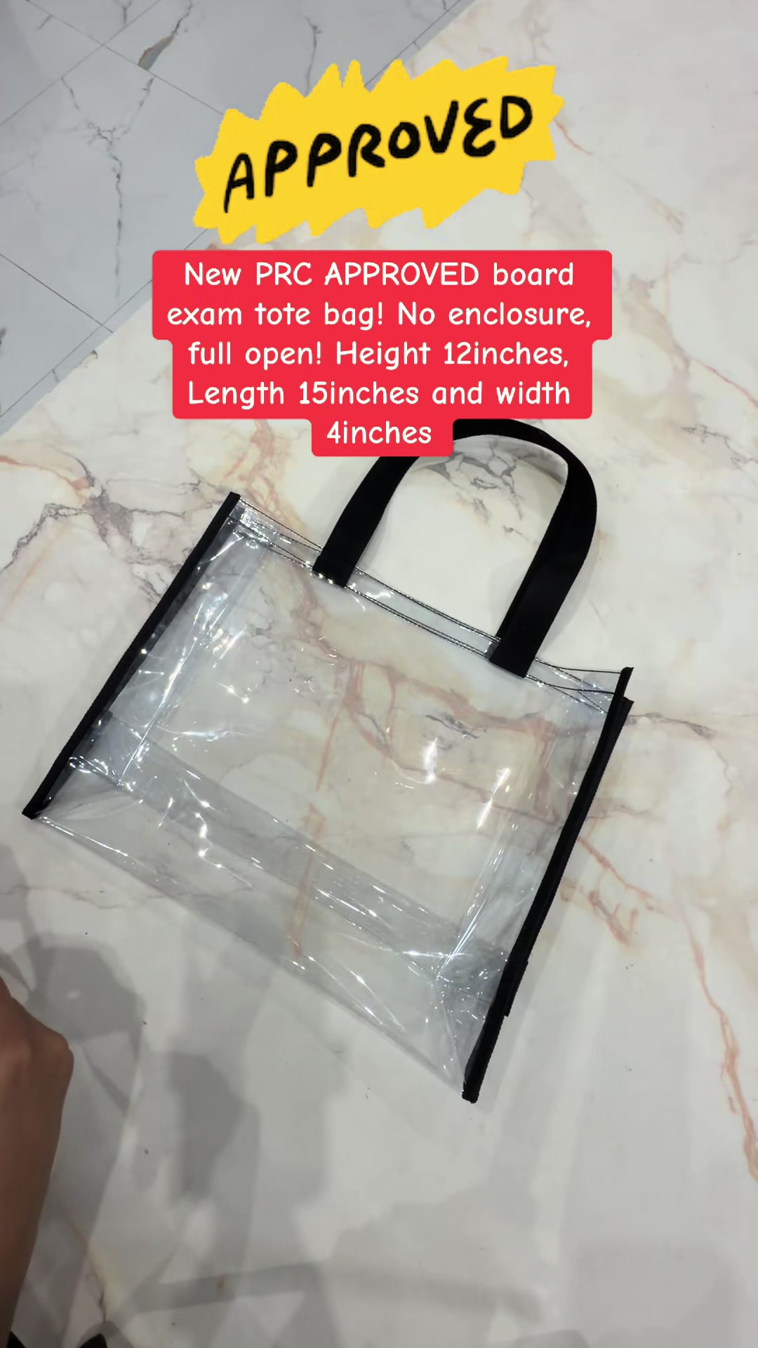 APPROVED / New PRC APPROVED board exam tote bag! TikTok video