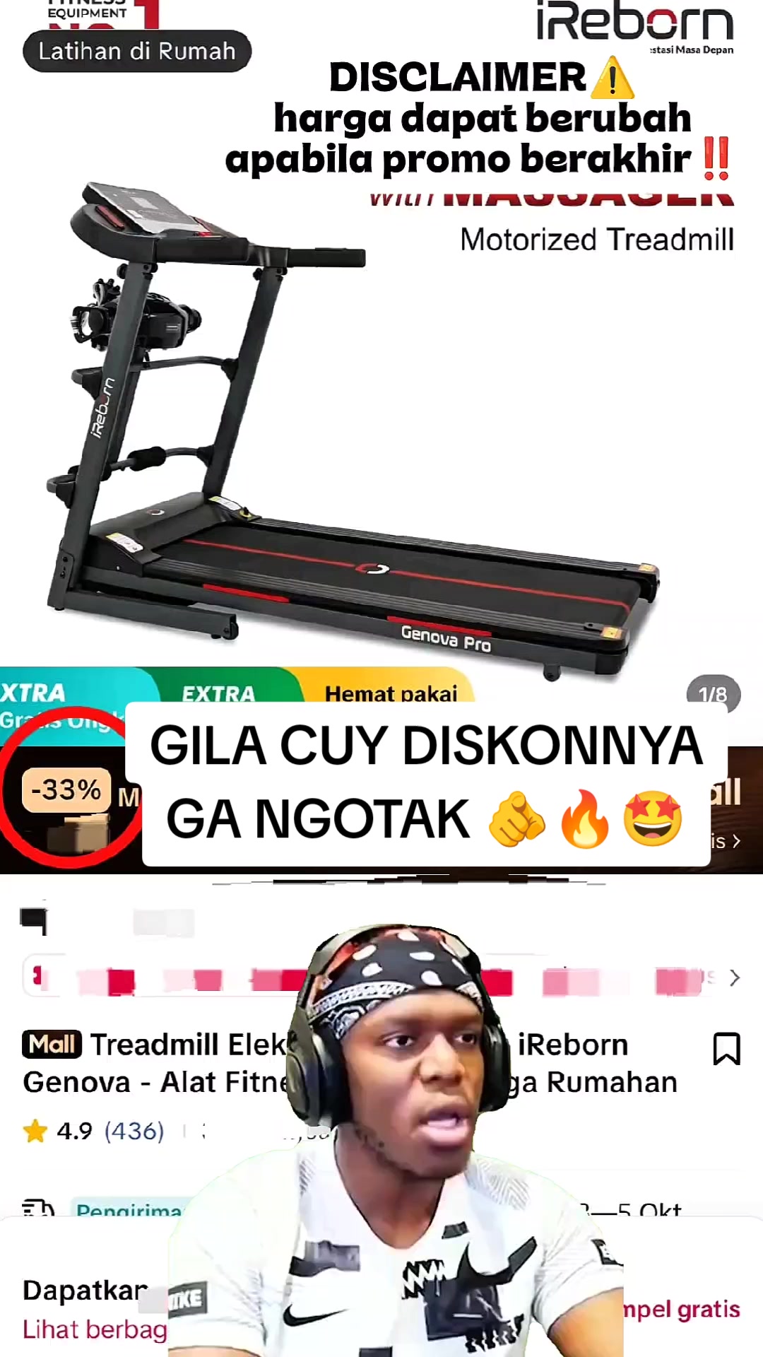 Crazy bro the discount is unbelievable -33% TikTok video