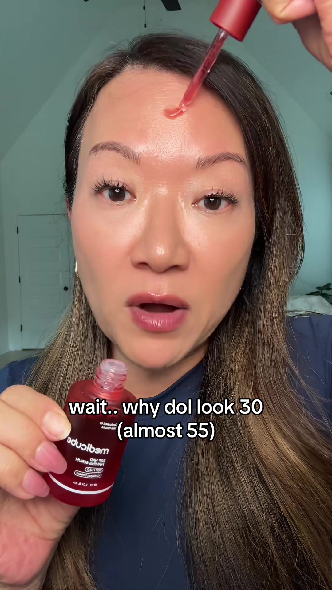 My forehead before I spent a thousand dollars on Botox is like this. TikTok video