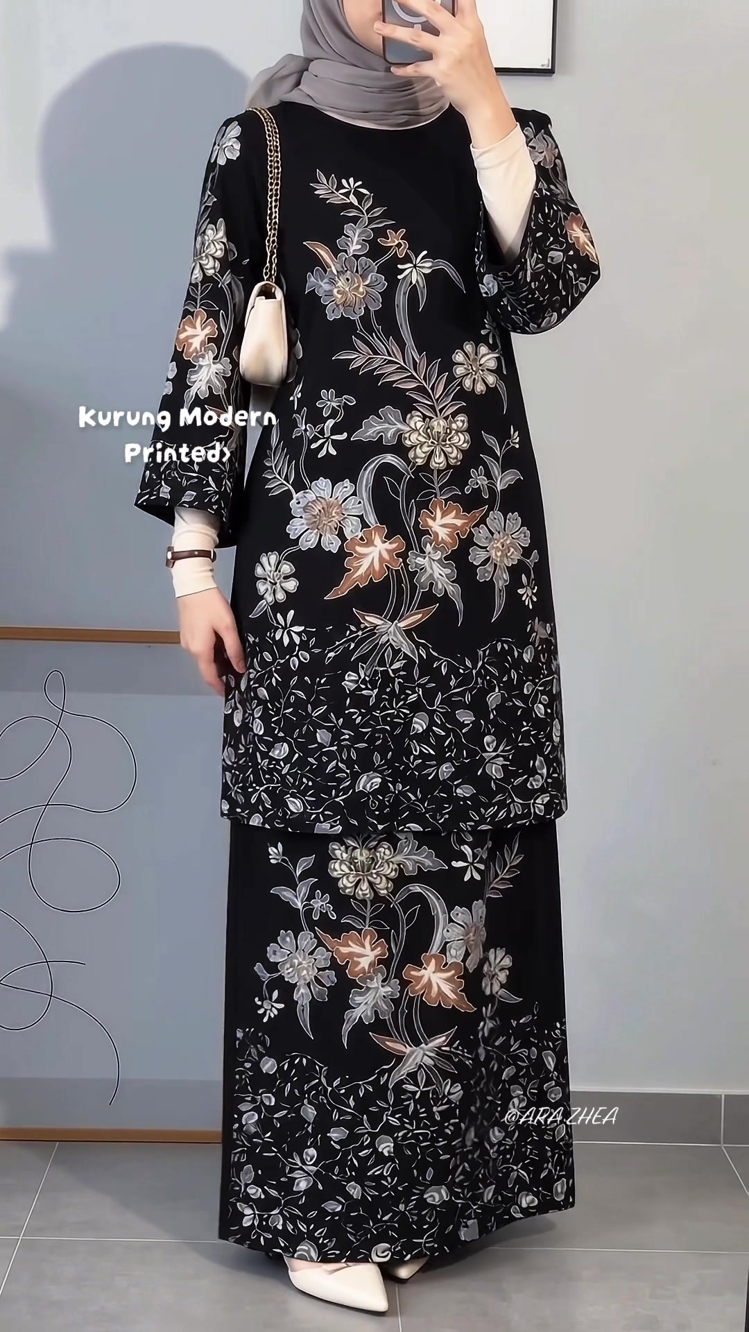 Kurung Modern Printed TikTok video