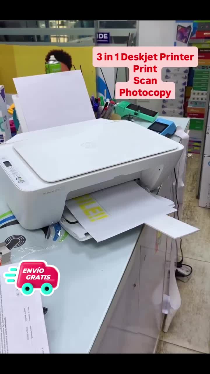 3 in 1 Deskjet Printer Print Scan Photocopy FREE SHIPPING TikTok video