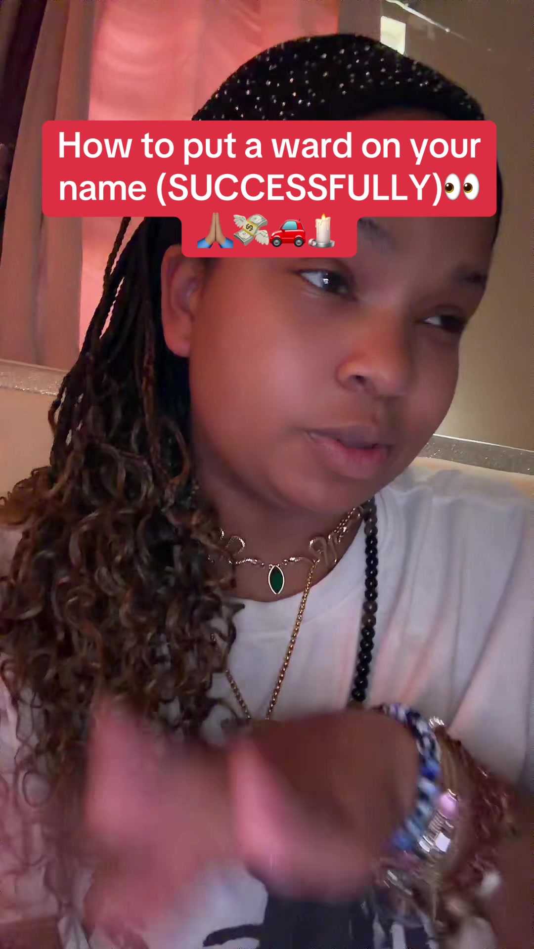 How to put a ward on your name (SUCCESSFULLY)👀🙏💸🚗🕯️ TikTok video