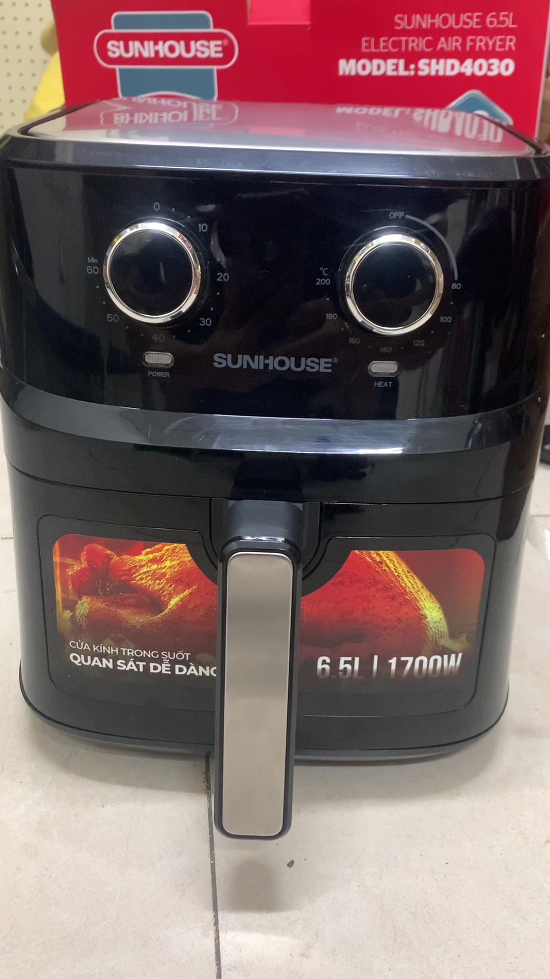 I got it everyone, this Sunhouse air fryer doesn't cost millions of VND today, this… TikTok video