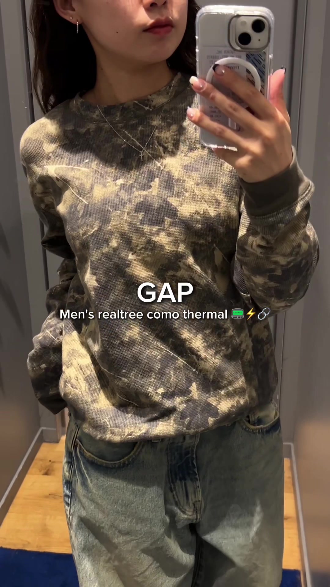 GAP 남성용 Realtree 카무플라주 보온복 TikTok video