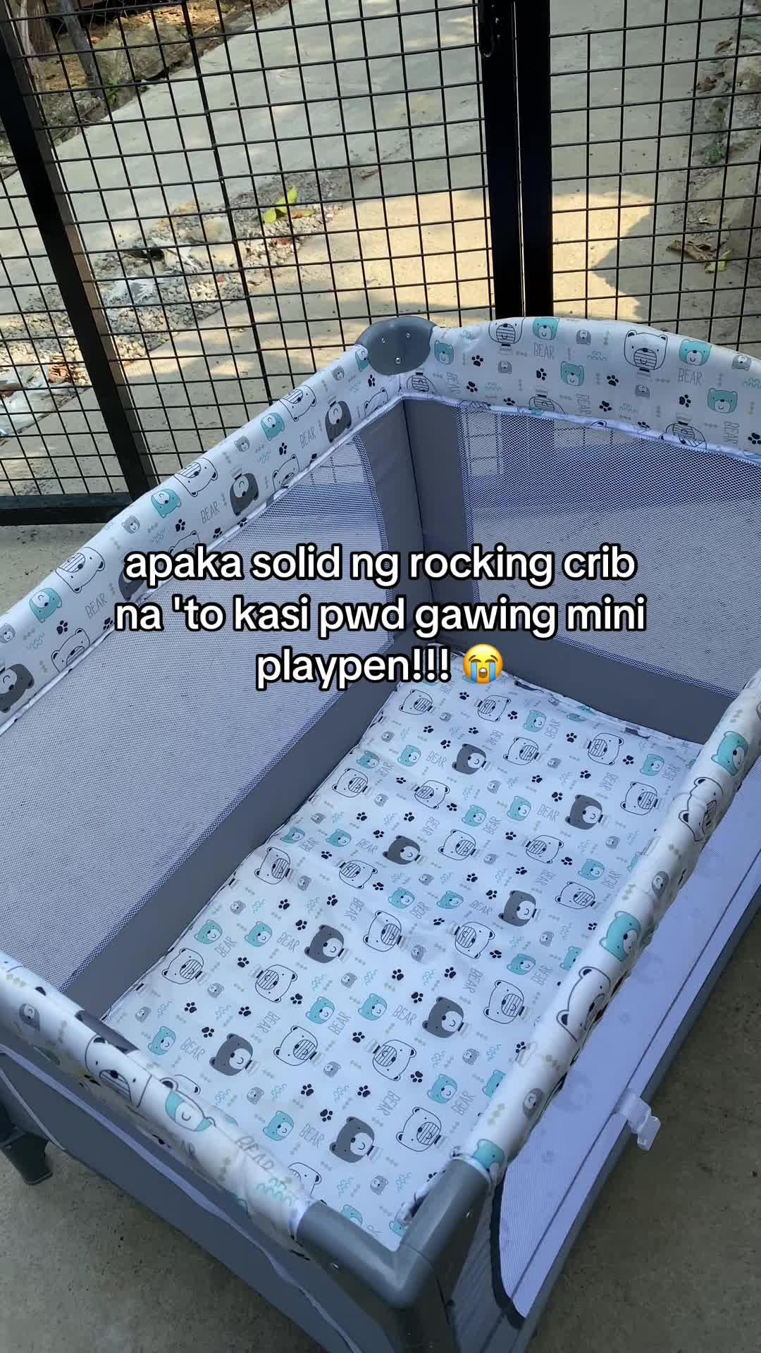 This rocking crib is extremely sturdy because it can be converted into a mini… TikTok video