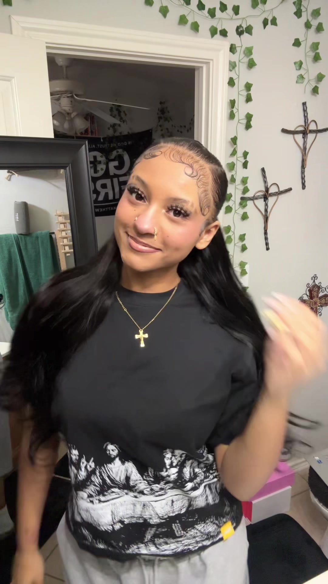 Un momento para mi cabello, por favor. TikTok video