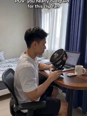 내 시점: 이 집게형 선풍기를 비싸게 살 뻔했다 TikTok video
