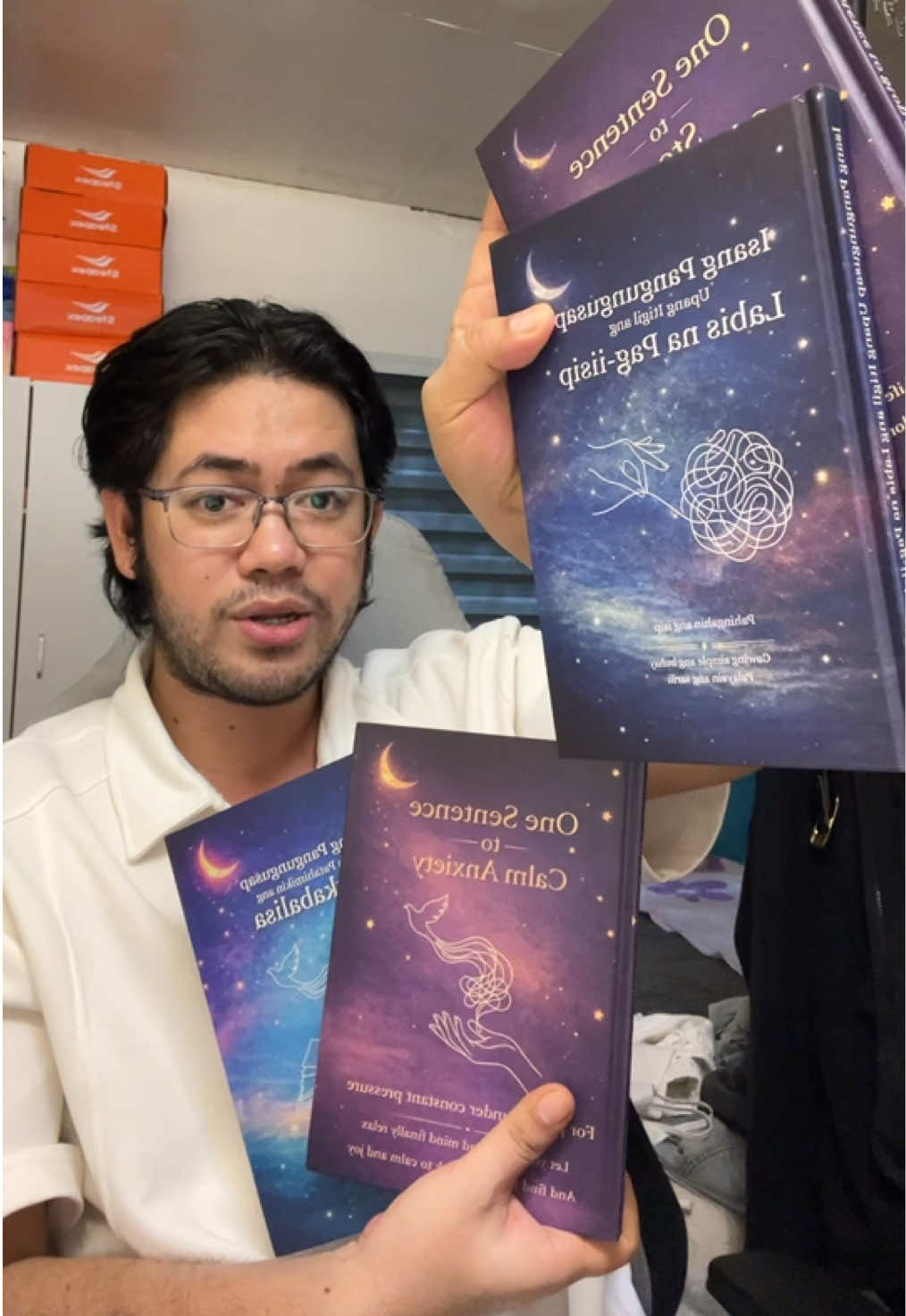 This book is for overthinkers who are always attacked by anxiety. TikTok video