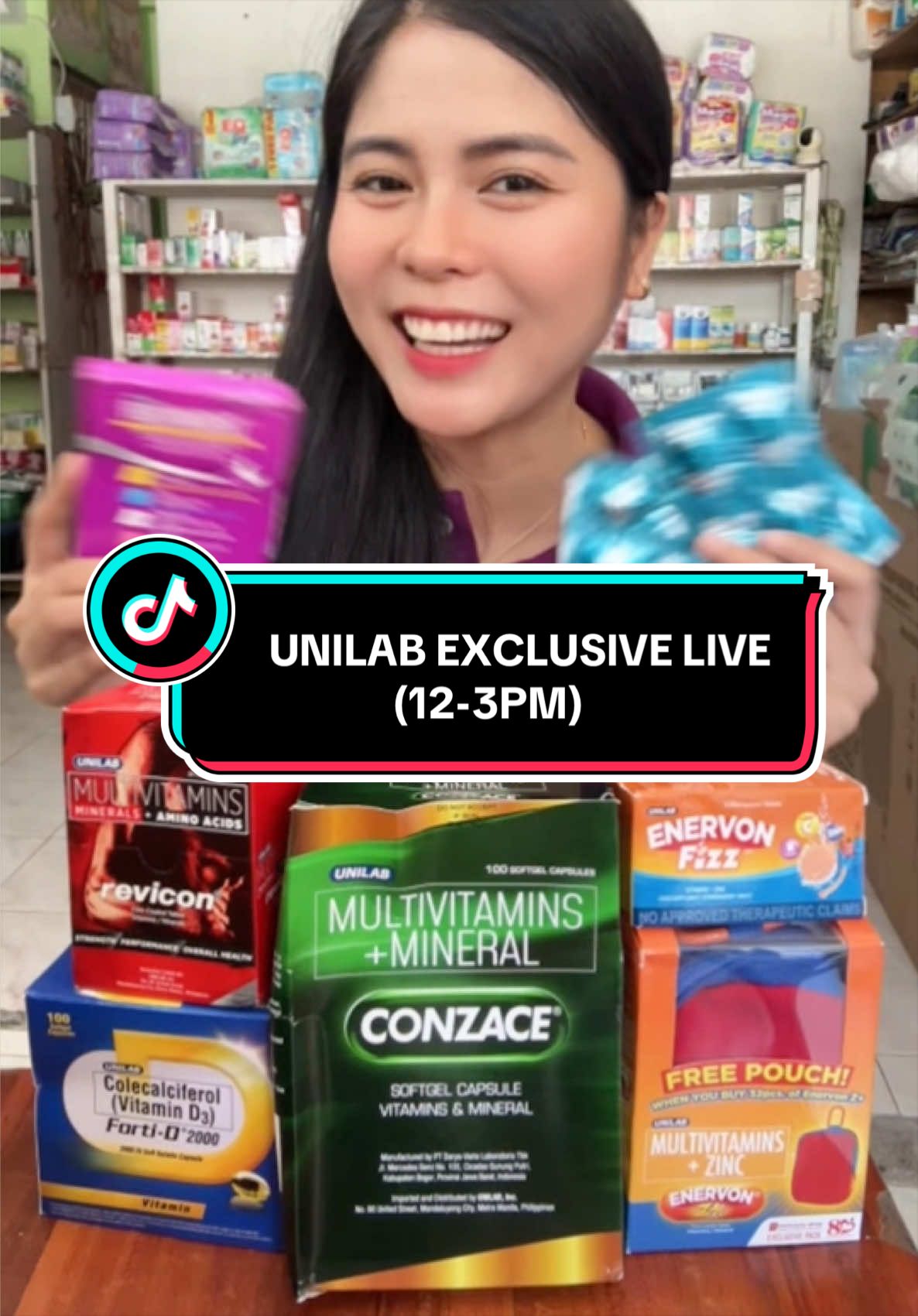 EXCLUSIVE LIVE featuring Unilab Products OCTOBER 8 (12-3PM) TikTok video