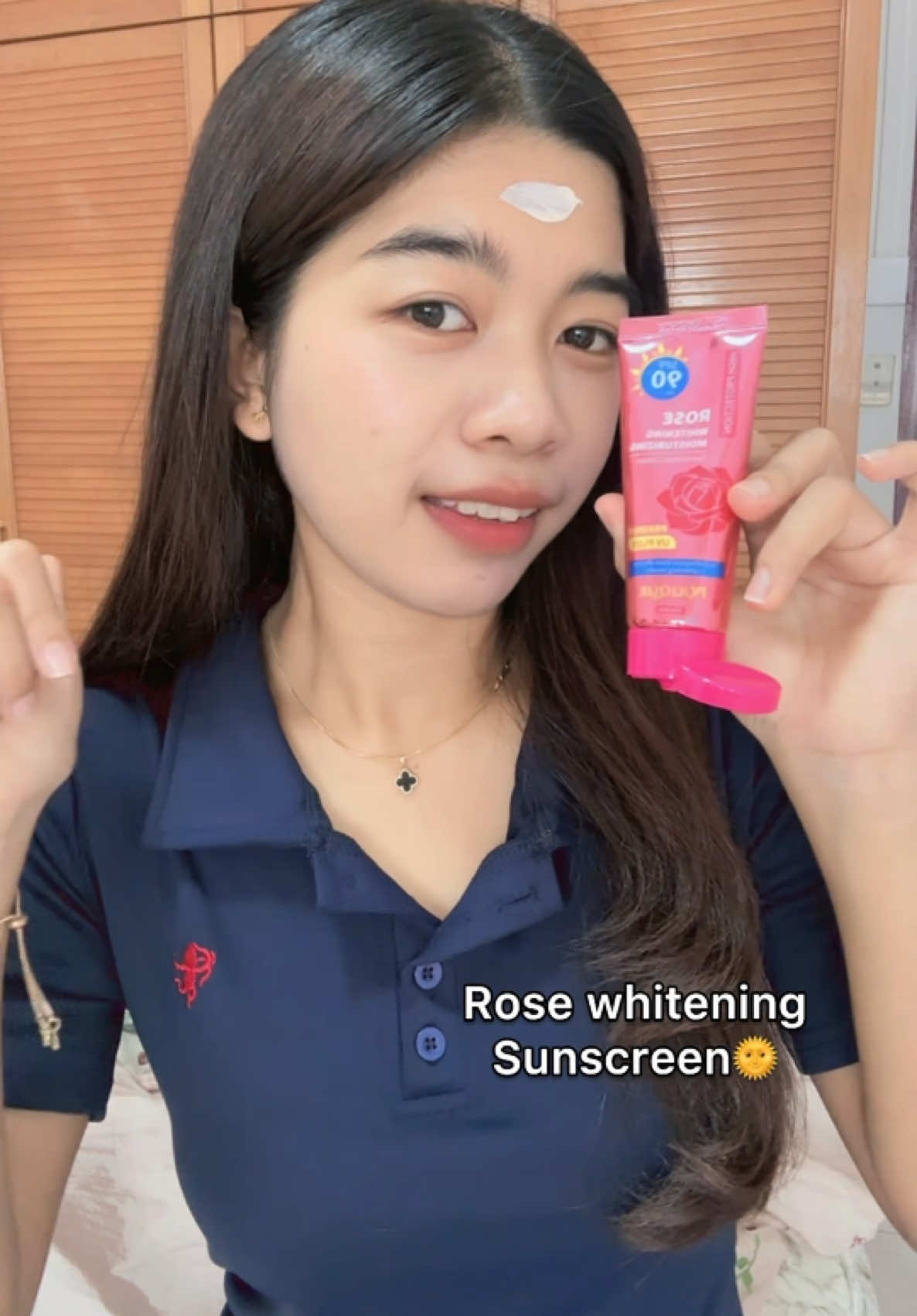 Rose whitening Sunscreen🌞 TikTok video