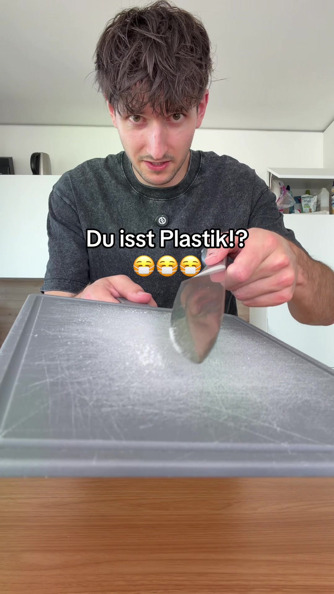 You are eating plastic!? TikTok video