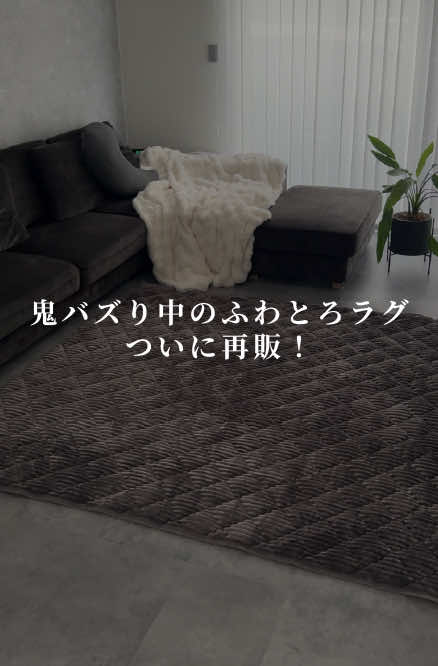 The super soft viral rug so cozy you almost forget your sofa is finally back on… TikTok video