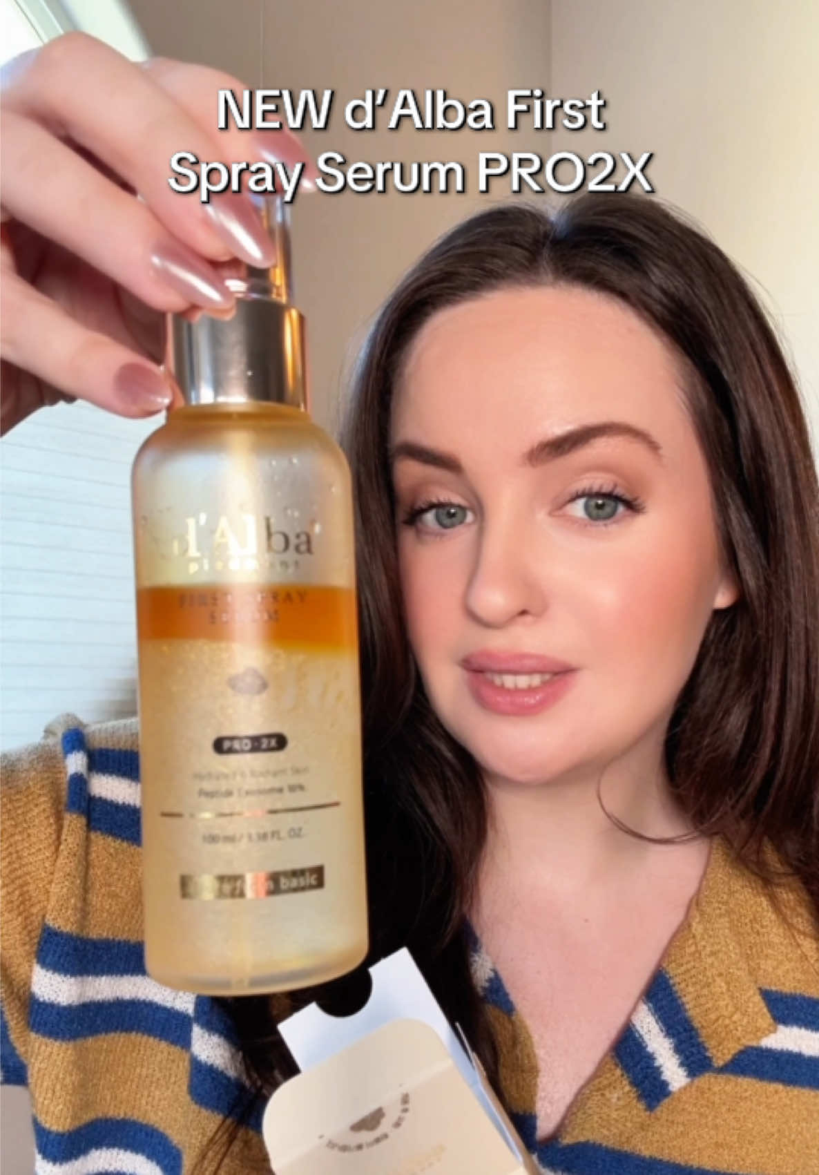 NEW d'Alba First Spray Serum PRO2X TikTok video
