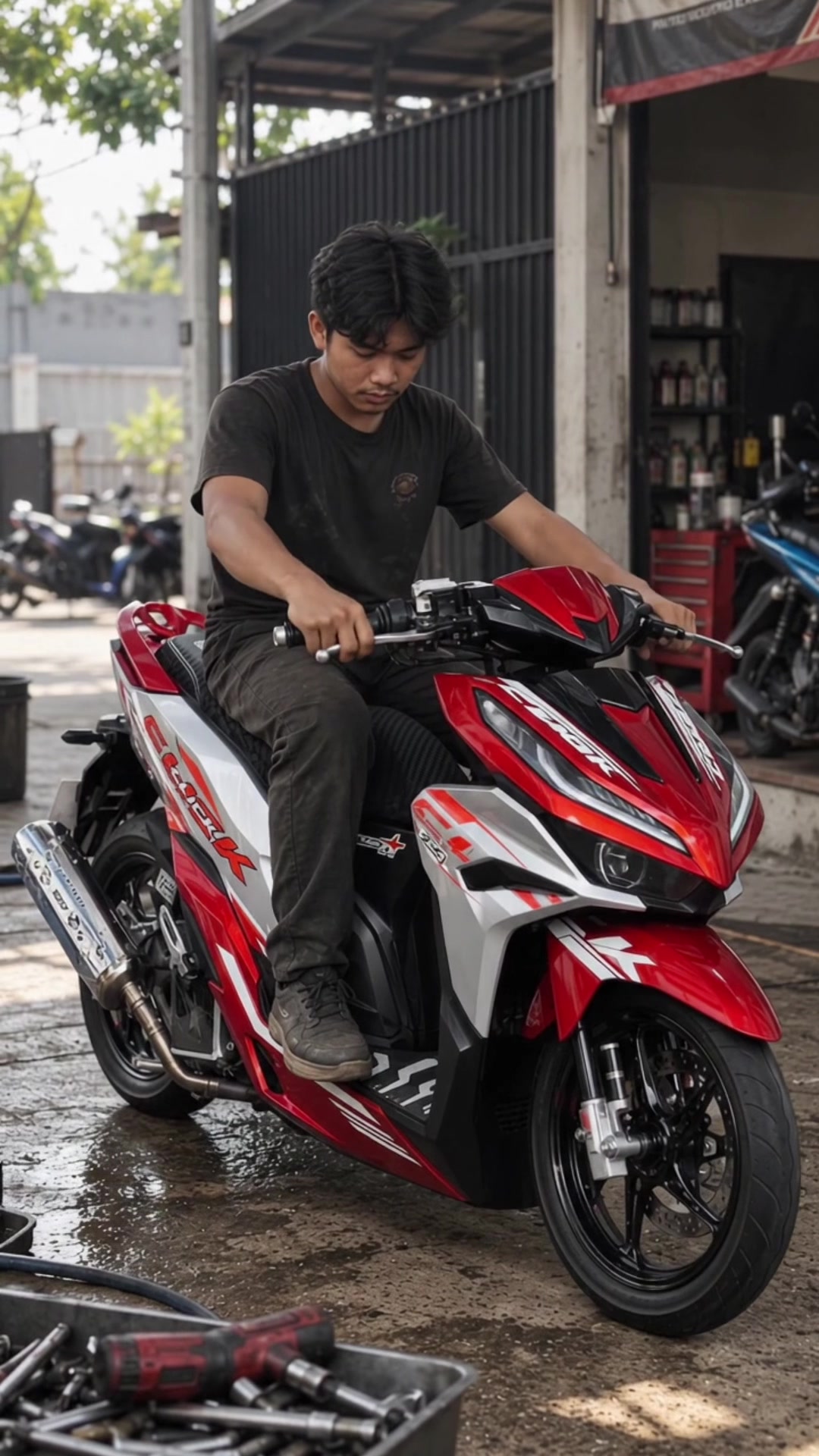If your motorcycle feels heavy when you accelerate, don't ignore it. TikTok video