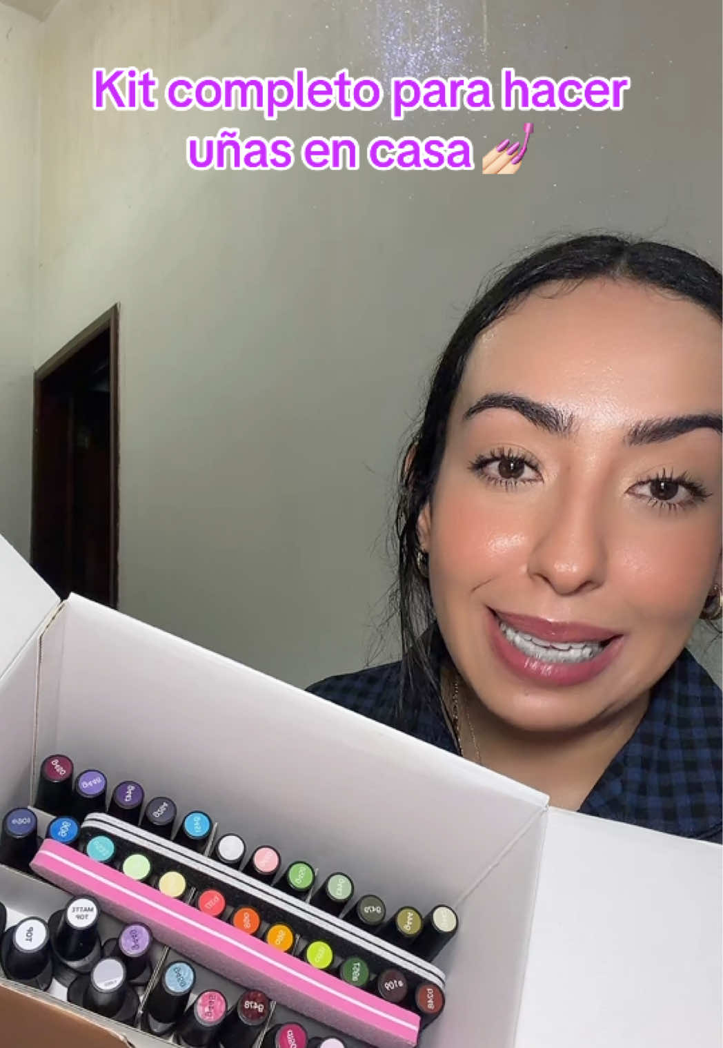 Complete kit to do nails at home TikTok video