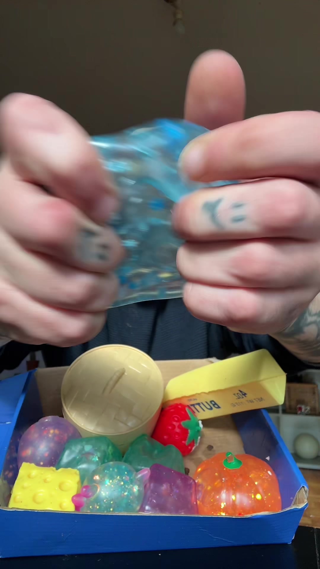 The 30-year-old with the squishies is back. TikTok video