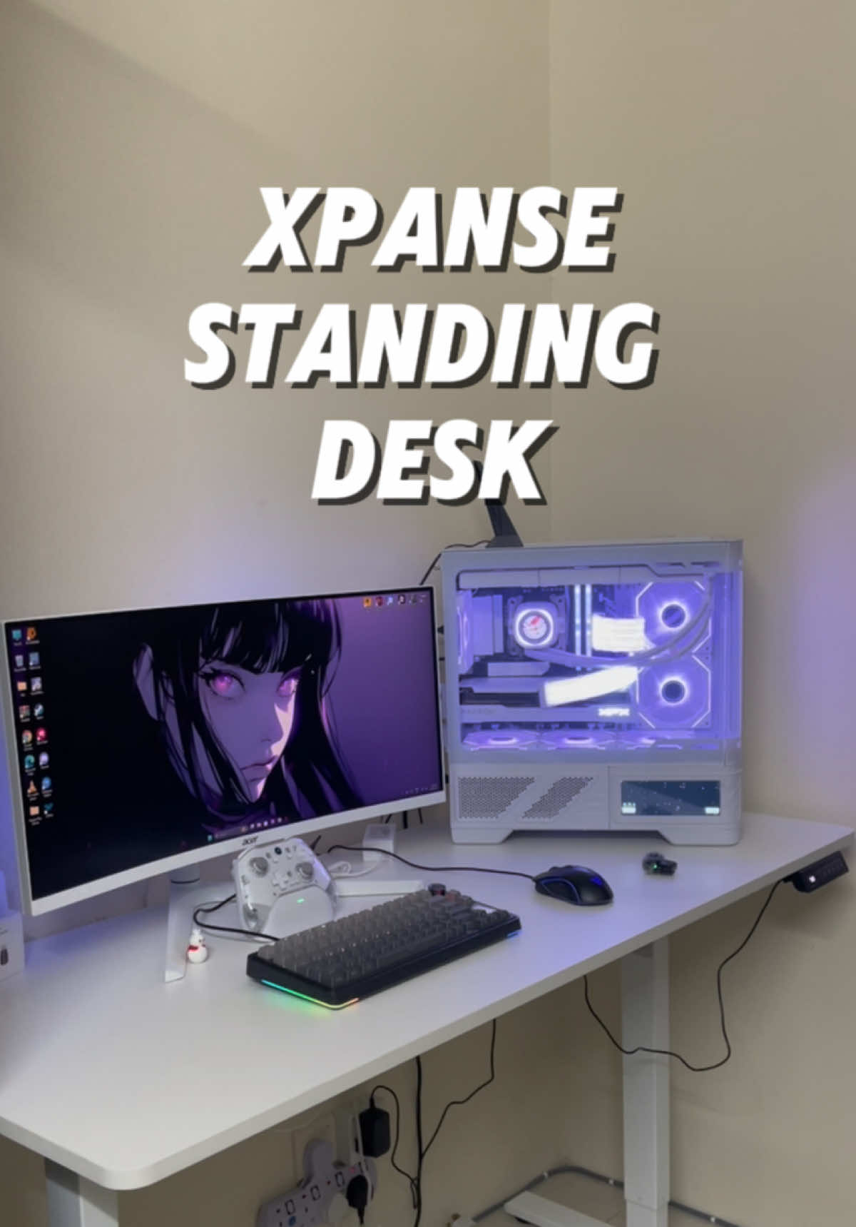 Even a heavy PC like this, it lifts it effortlessly 🥰 TikTok video