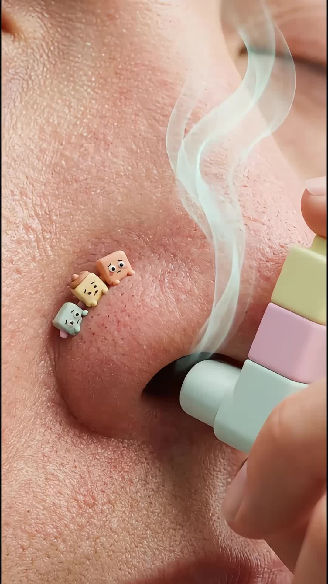 I swear I'm shocked, how could I stay in your nose for so long? TikTok video