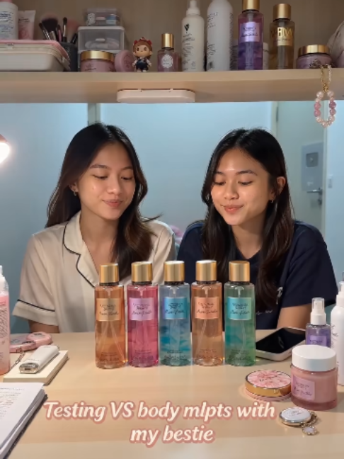 Testing VS body mlpts with my bestie TikTok video