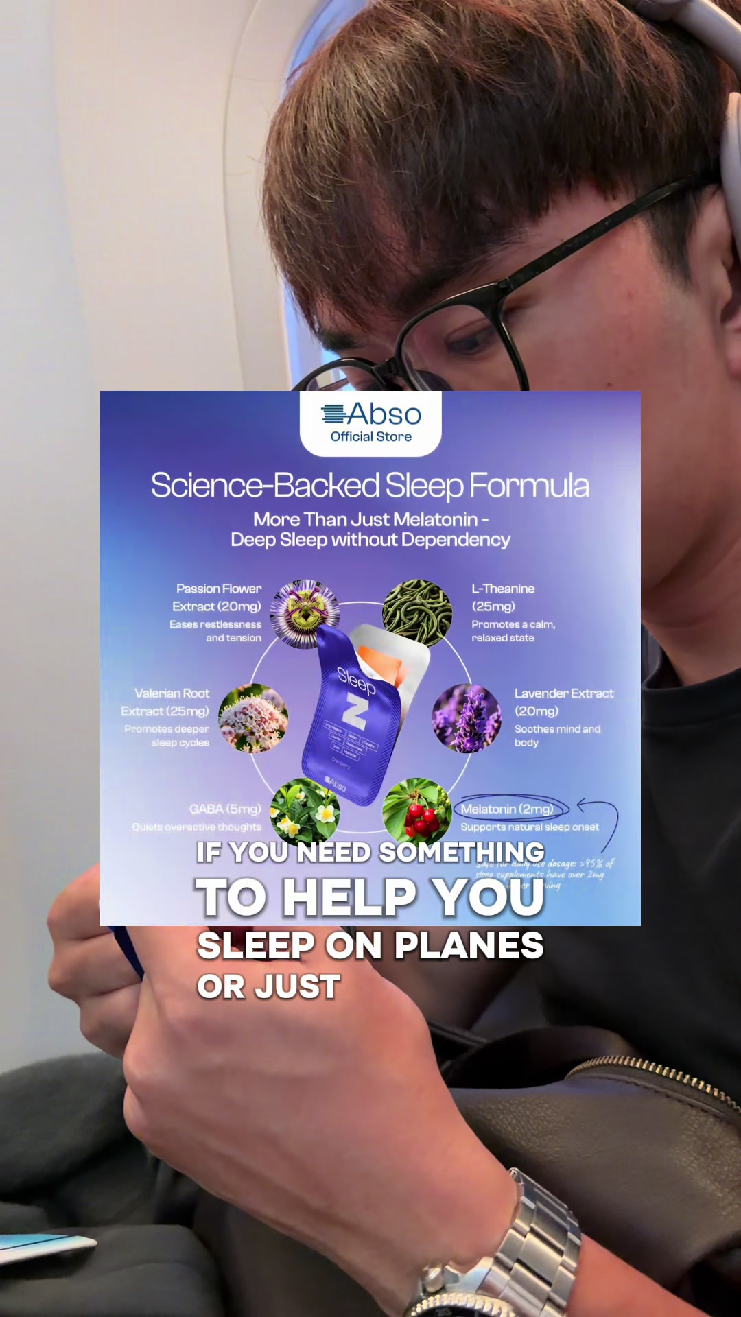 THIS IS THE ABSO SLEEP STRIPS TO HELP YOU SLEEP / I SLEPT LIKE A PIG AFTER ABOUT… TikTok video