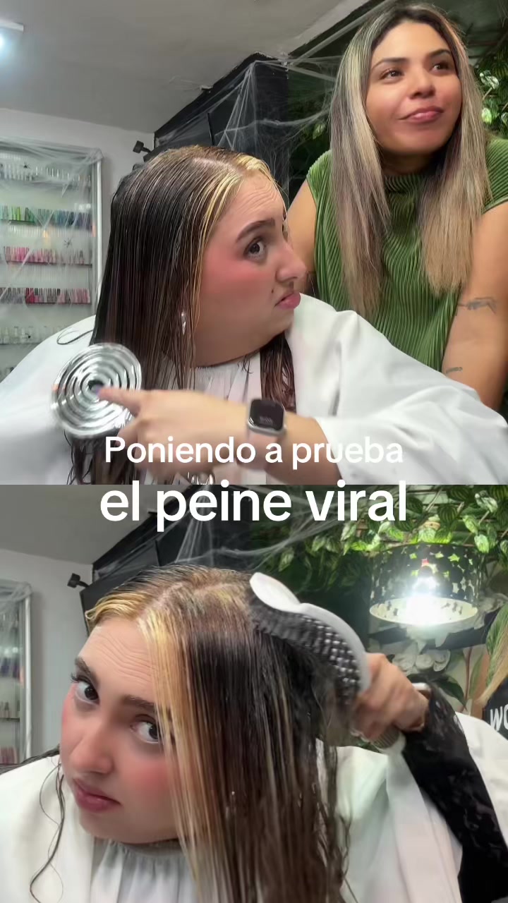 试用爆红的梳子 TikTok video