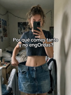 Why do you eat so much and not gain weight? TikTok video