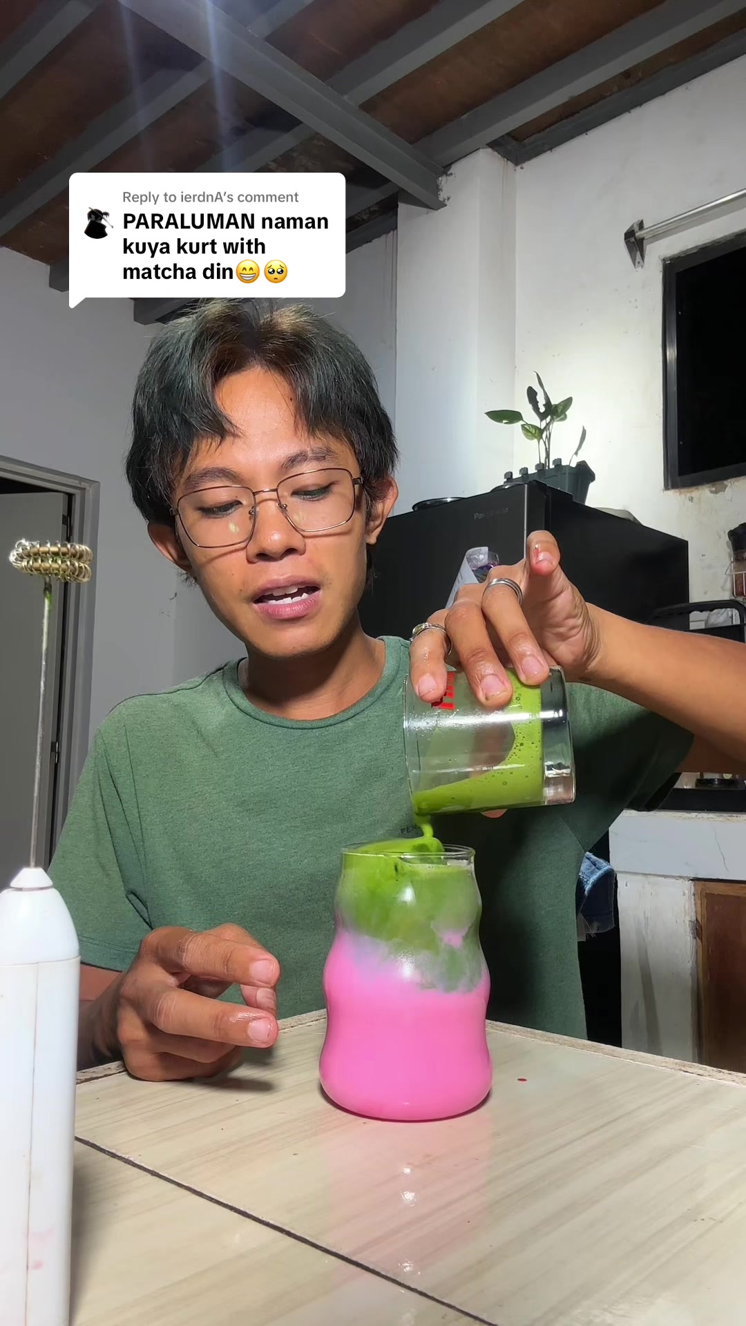 PARALUMAN naman kuya kurt with matcha din 😳😳 TikTok video