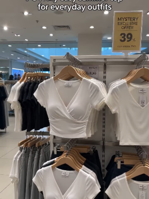 POV: My easy summer top for everyday outfits TikTok video