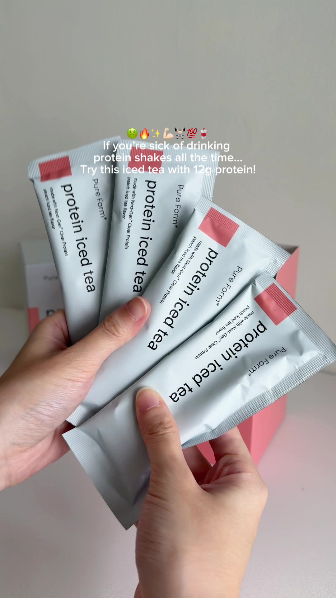 If you're sick of drinking protein shakes all the time... TikTok video