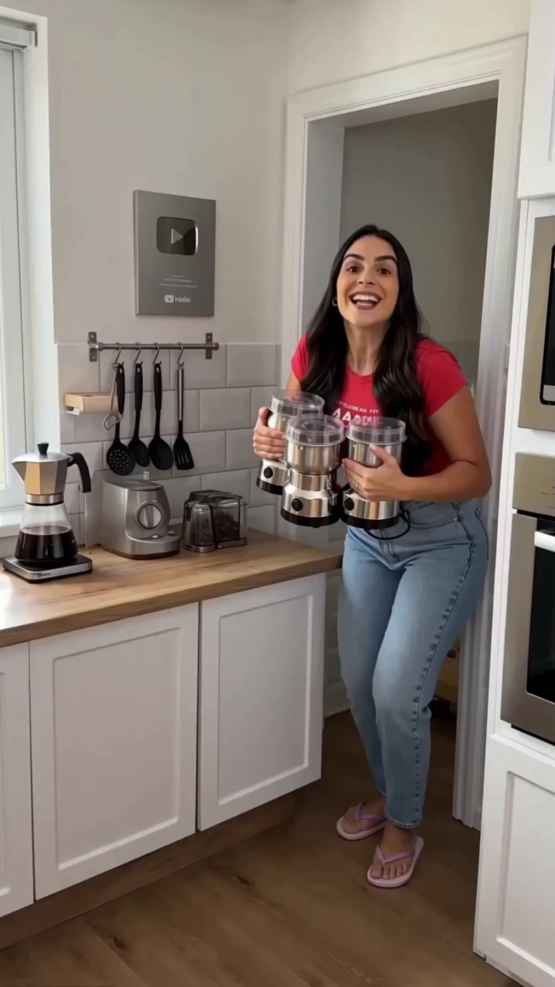 Guys, this is crazy, this stainless steel electric grinder was so cheap that I… TikTok video