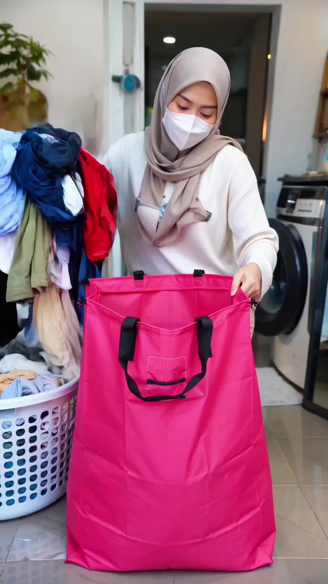 In this way, you won't feel embarrassed taking it to the laundry shop, much better… TikTok video