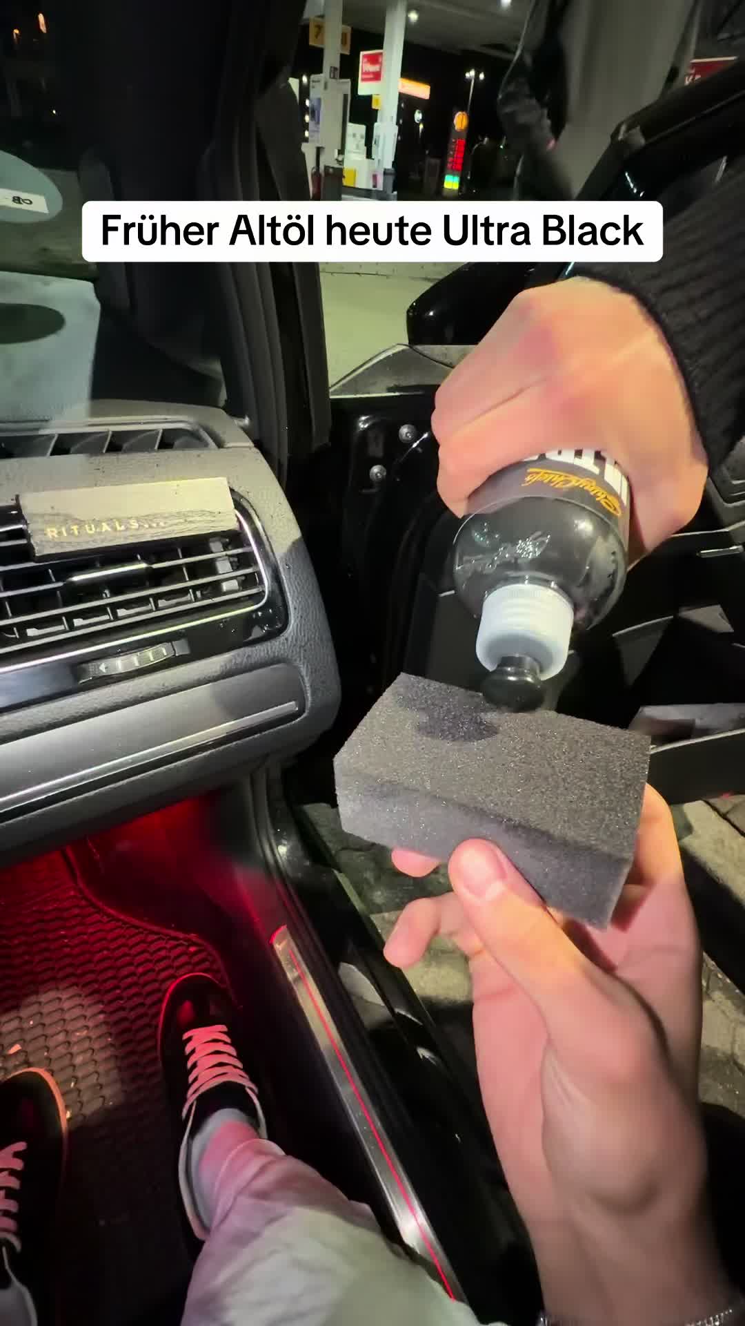 Used to use old oil, now use Ultra Black TikTok video