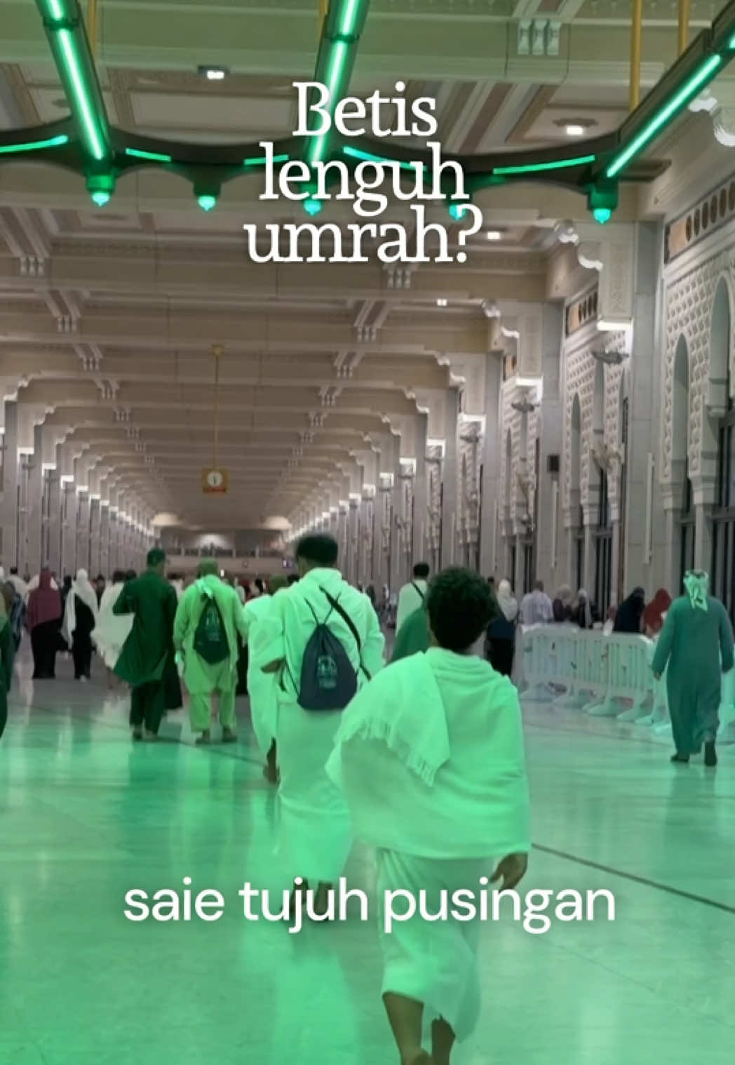 Sore calves during Umrah? TikTok video