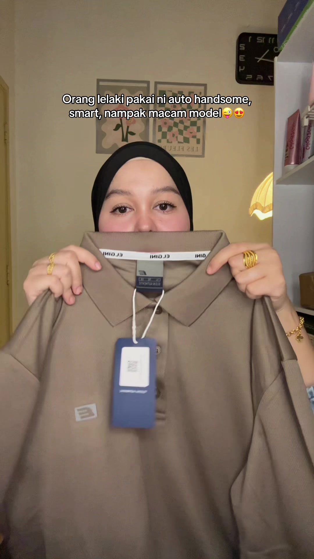 Orang lelaki pakai ni auto handsome, smart, nampak macam model 😍😍 TikTok video