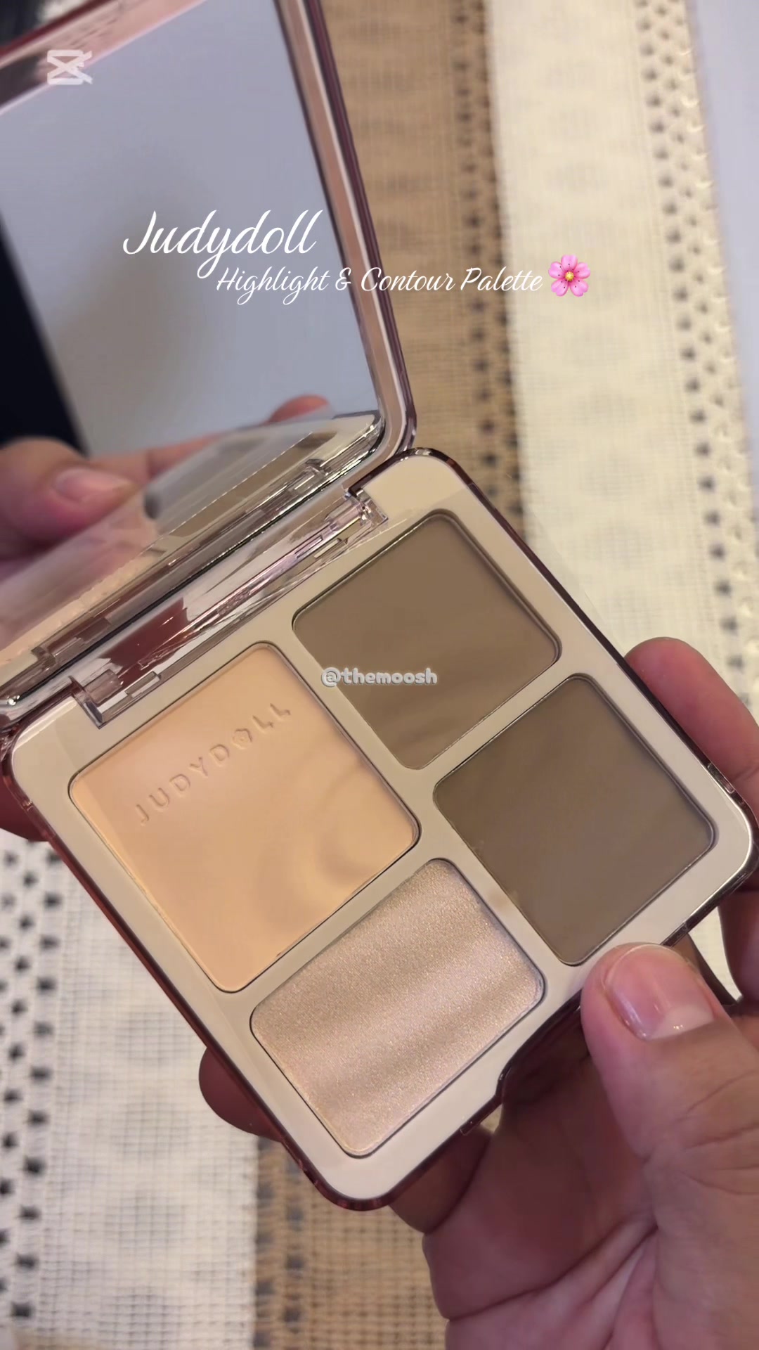 Judydoll Highlight & Contour Palette 🌸 TikTok video