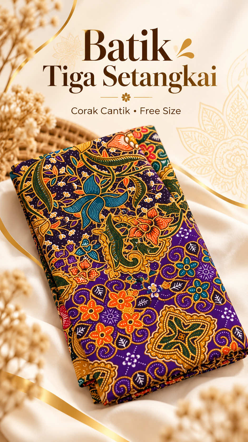Okey kalau korang ingat batik ni semua corak lebih kurang sama je tengok bundle ni… TikTok video
