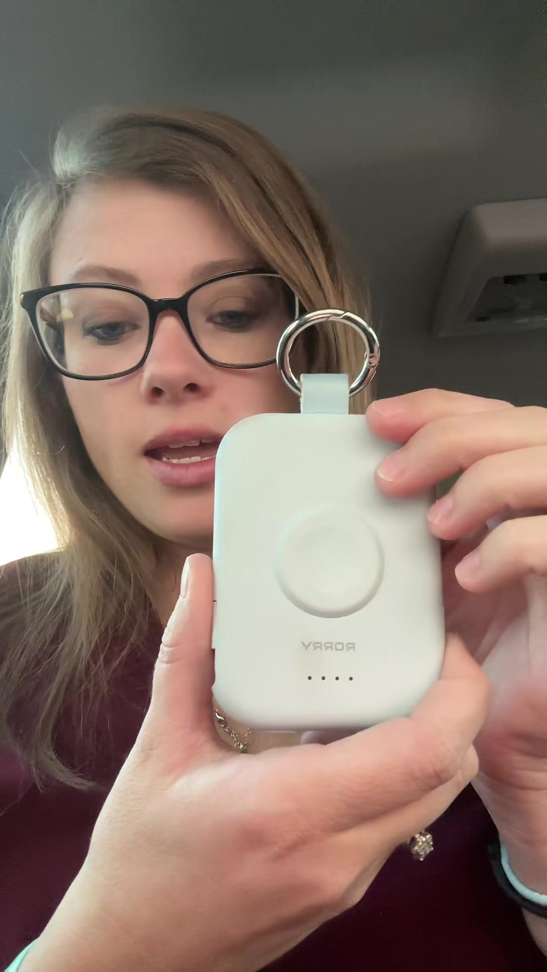 Hey guys, go check out this little charger, just charge it up. TikTok video